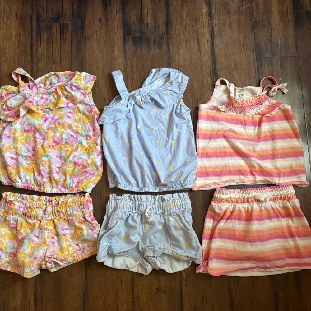 Colorful Toddler Summer Outfits Set